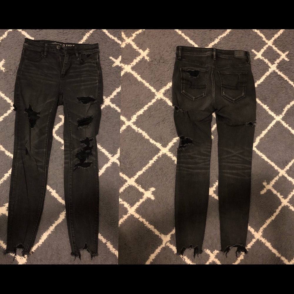 Hi-rise jegging